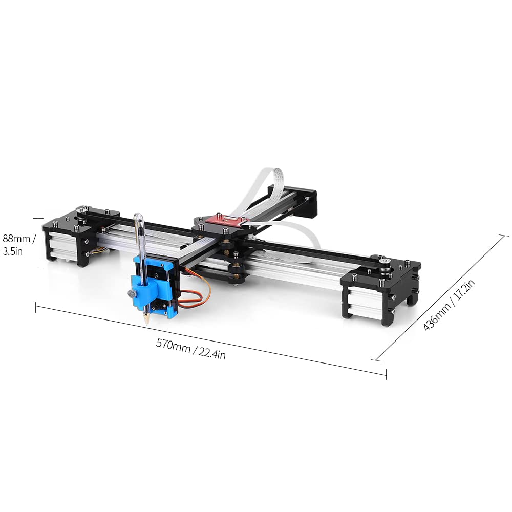 DIY Assembled Plotter Pen Drawing Robot Kit - Desktop Drawing Machine for Painting & Handwriting, 100-240V - Perfect for STEM Education, Art Projects & Creative Gifts