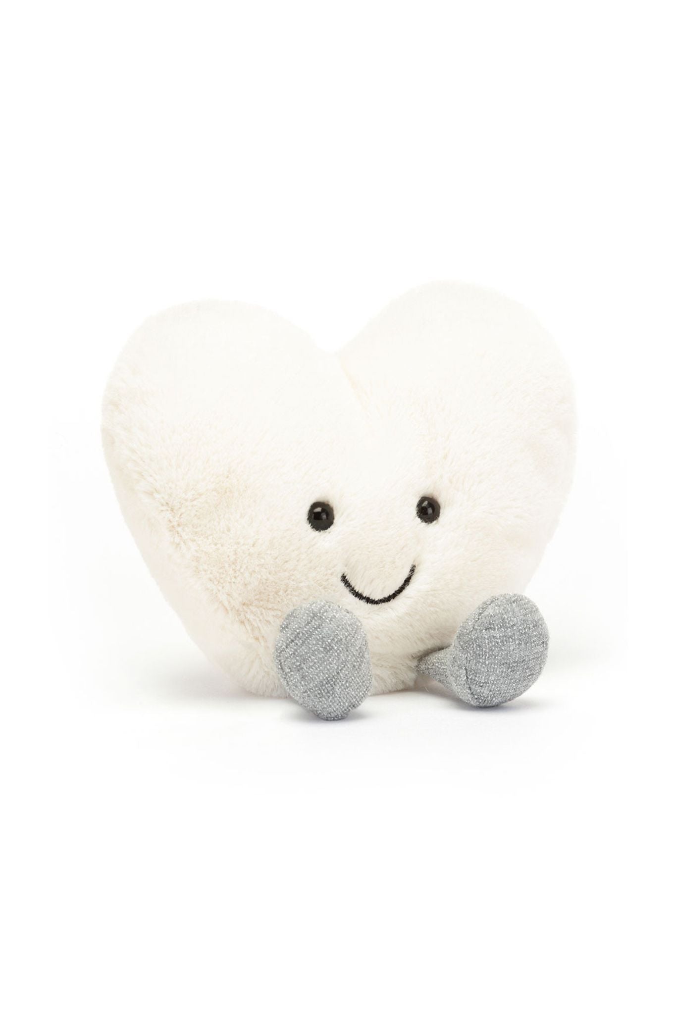 Adorable Jellycat Amuseables Cream Heart Plush Toy - Soft & Huggable Stuffed Animal for Kids, Babies & Adults | Perfect for Gifts, Nursery Decor & Comfort