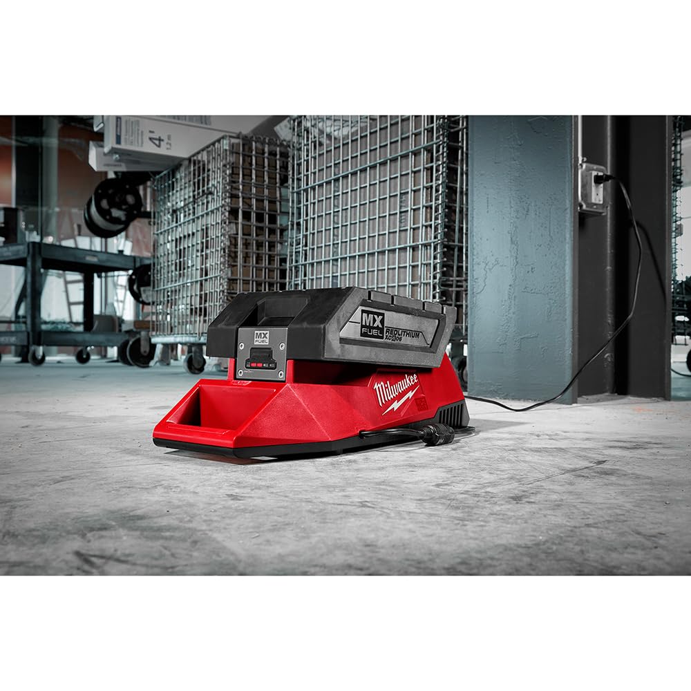 Milwaukee MXFC MX FUEL 18V Lithium-Ion Battery Fast Charger for Power Tools - Perfect for Construction Sites & DIY Projects