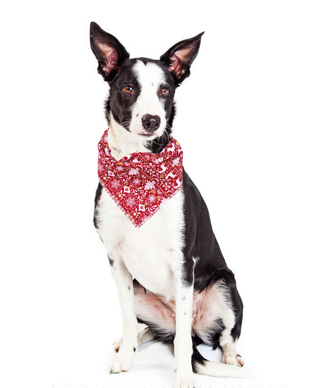 ARING PET Cotton Dog & Cat Bandanas - Adjustable Triangle Bibs Scarf for Small to Large Pets | Perfect for Holidays, Parties & Daily Walks