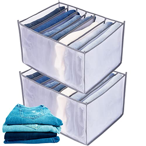 Upgraded 2PCS(Large 7 Grids,Gray)