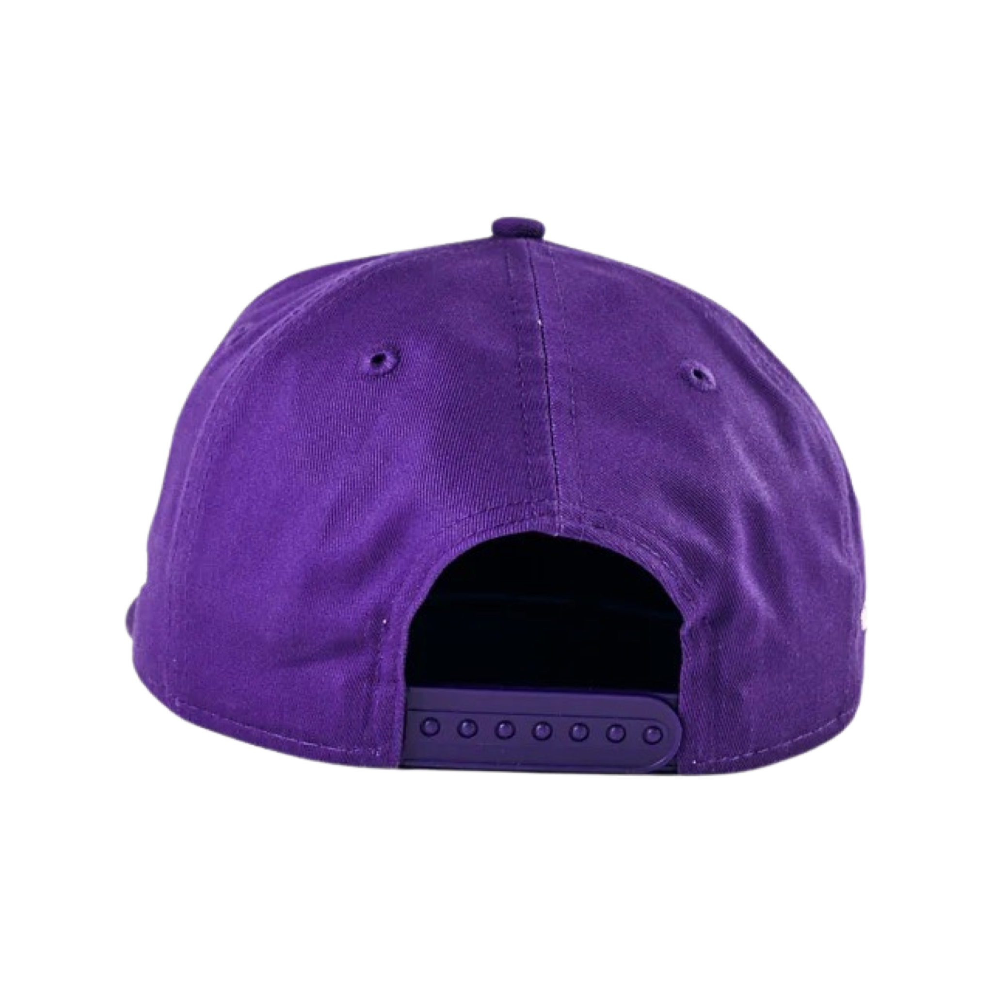 New Era LA Lakers Classic Logo Purple & Gold Strapback Golf Cap - Perfect for Basketball Fans & Golf Enthusiasts