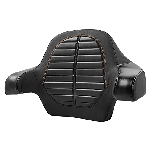 Passenger Backrest Pad Black Orange A
