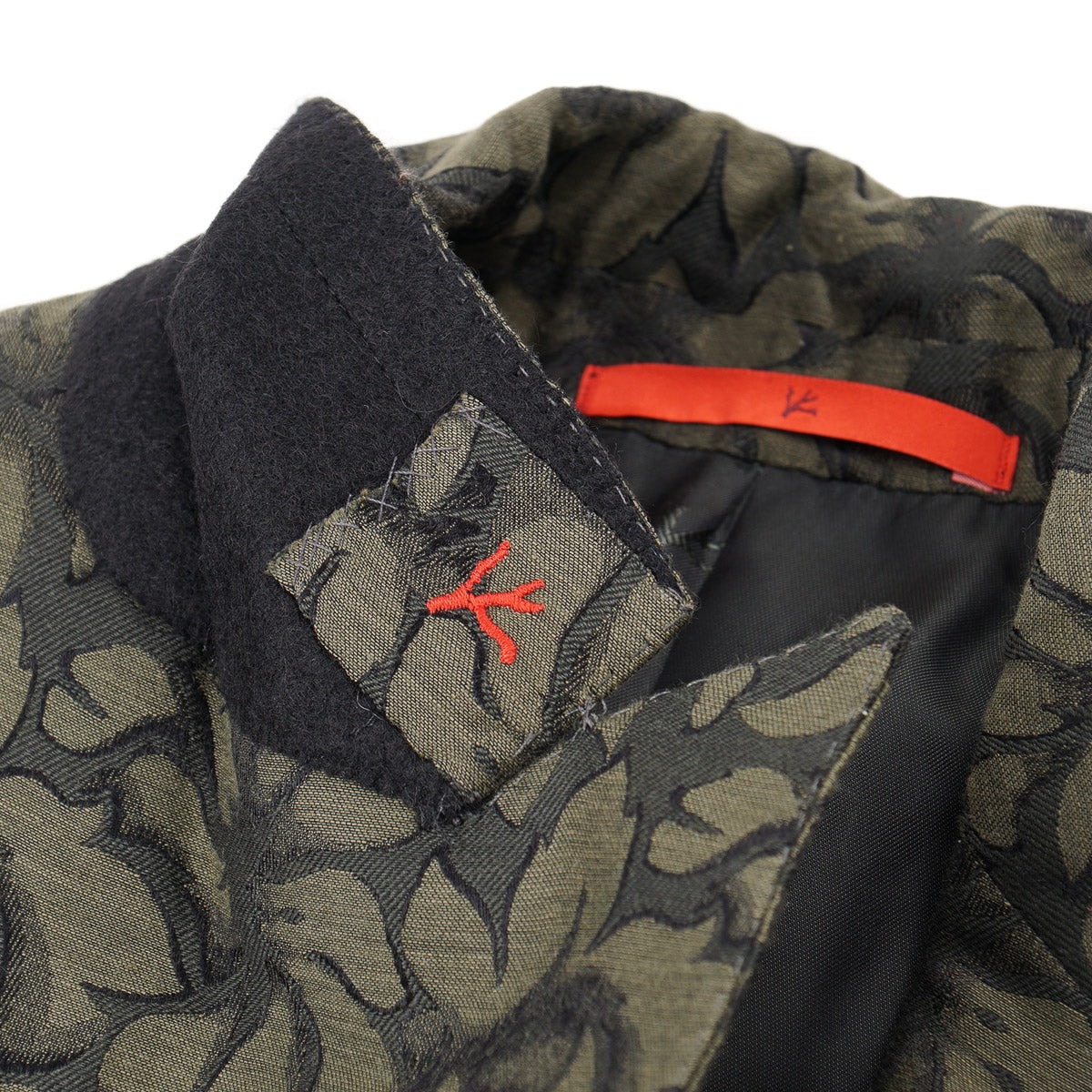 Isaia Slim Fit Floral Patterned Blazer for Men | Stylish Formal & Wedding Jacket | Perfect for Business Meetings & Special Occasions