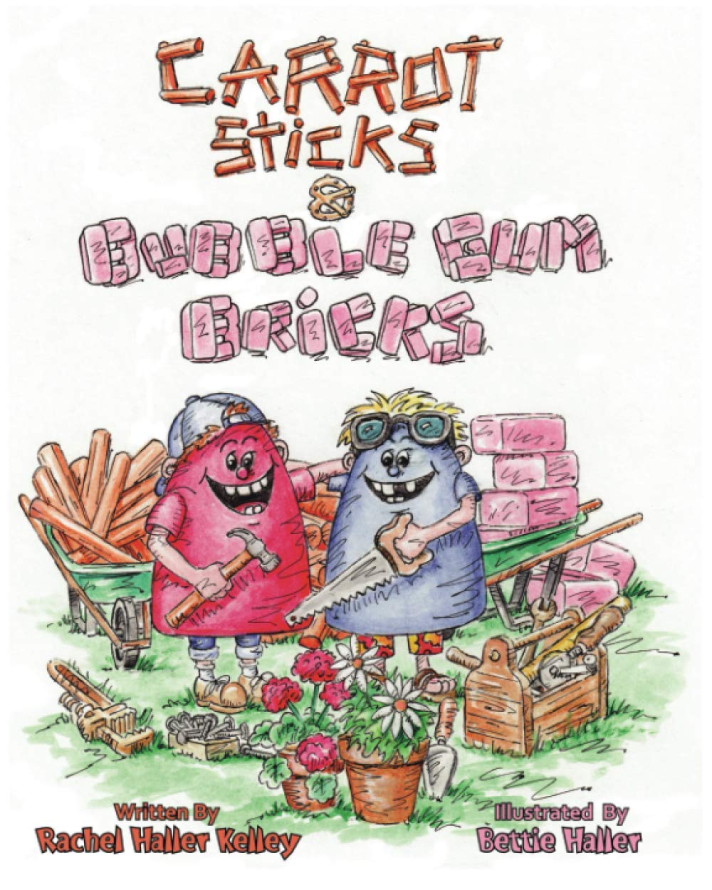 Crunchy Carrot Sticks & Chewy Bubble Gum Bricks - Healthy Snacks for Kids Lunchboxes, Road Trips & Classroom Treats