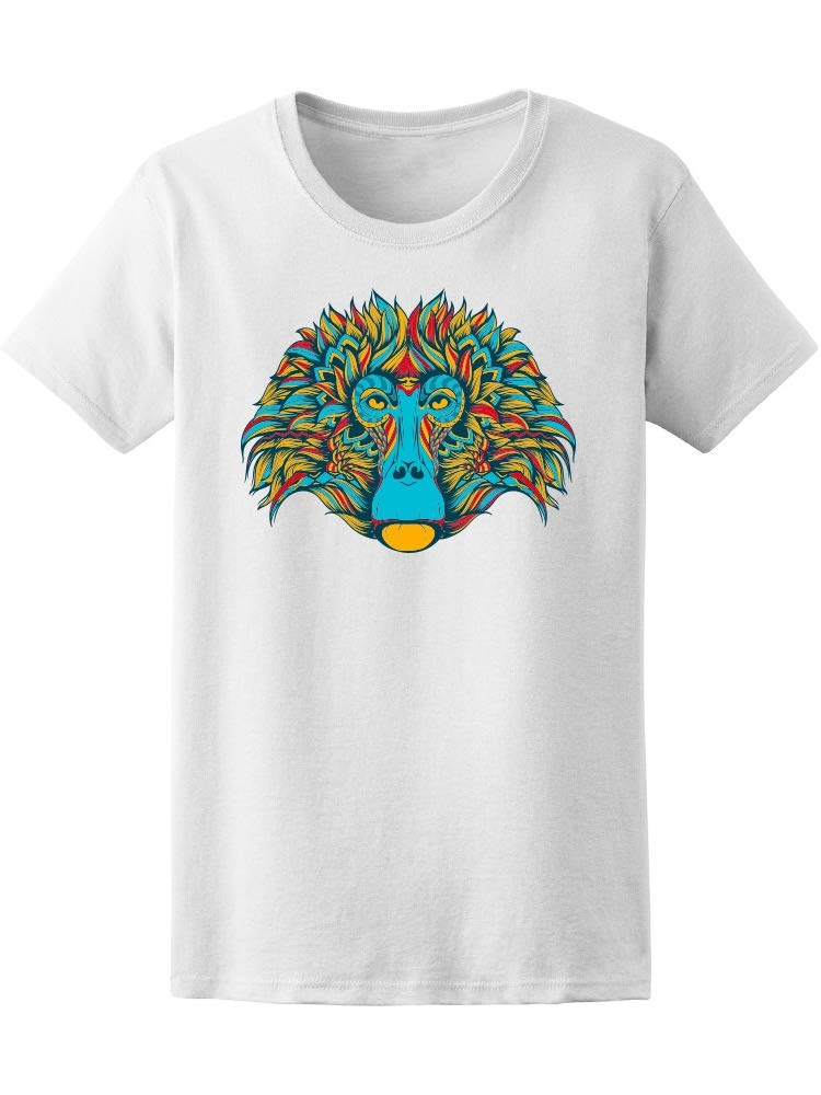 Colorful Baboon Monkey Graphic T-Shirt for Men - Trendy & Fun Casual Wear for Outings, Parties & Everyday Style