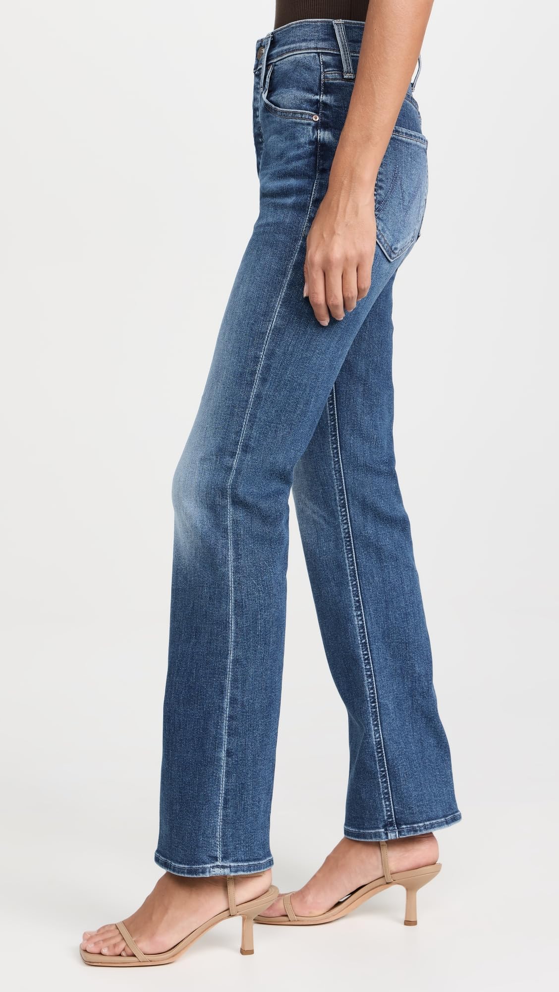 MOTHER Women's The Tripper High-Rise Distressed Skinny Jeans - Stretch Denim for Comfort & Style - Perfect for Casual Outings & Date Nights