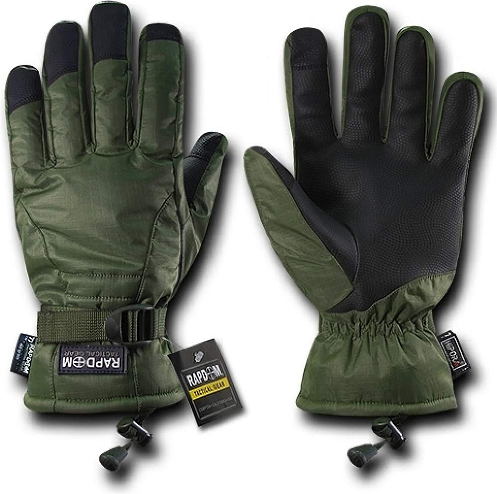 Rapdom Tactical Breathable Winter Gloves for Men - Windproof & Thermal Cold Weather Gloves - Outdoor Activities, Hiking, Hunting, and Motorcycle Riding