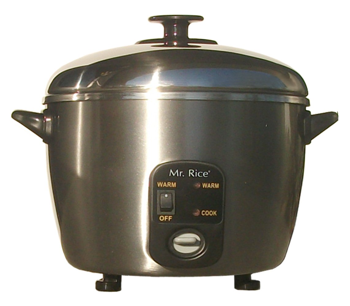 Premium 3-Piece Stainless Steel Rice Cooker & Steamer Set with Durable Inner Pot - Perfect for Home Cooking, Meal Prep & Healthy Eating