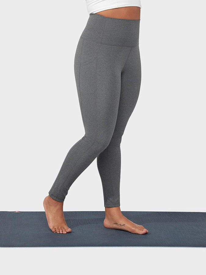 Manduka Renew High Rise Women's Yoga Leggings - Breathable Workout Pants for Pilates, Running & Gym - Premium Comfort & Performance Activewear
