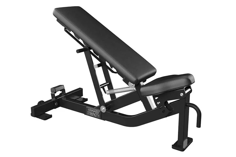 Hammer Strength Adjustable Weight Bench for Home Gym - Heavy Duty Workout Bench for Strength Training, Dumbbell Exercises & Full Body Workouts - Perfect for Fitness Enthusiasts & Athletes