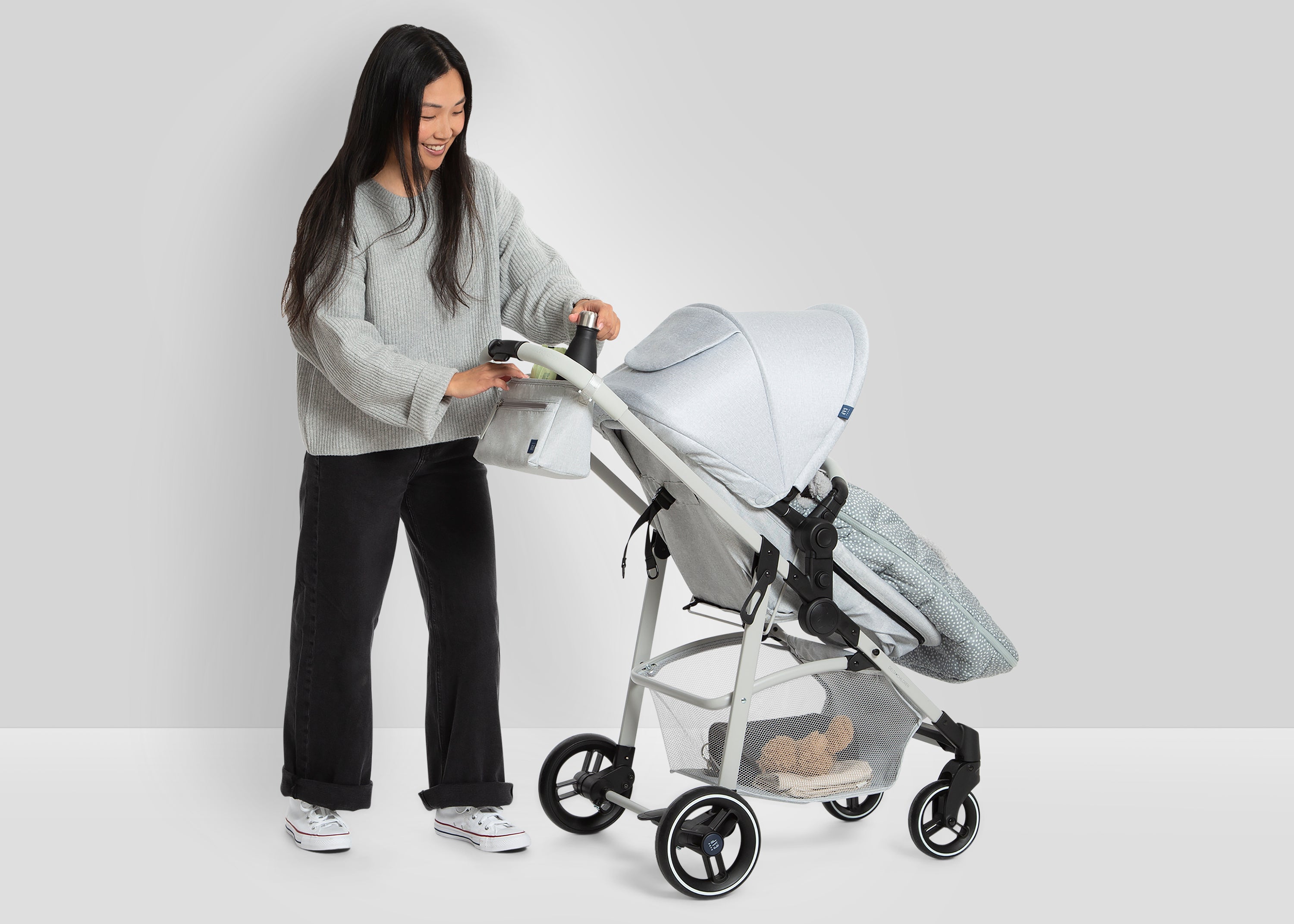 BabyGap Classic Parent Organizer for Single Stroller - Diaper Bag with Multiple Pockets & Insulated Bottle Holder - Perfect for On-the-Go Parents, Travel & Daily Strolls