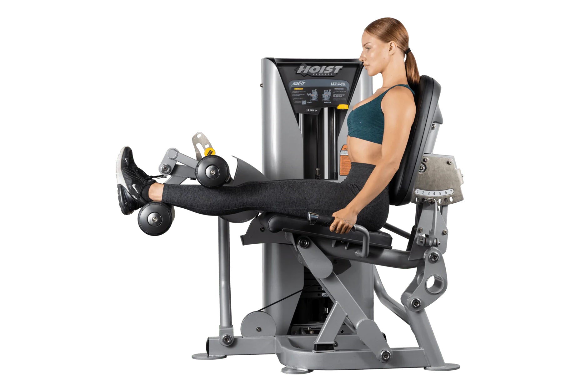 Hoist ROC IT Leg Curl Machine (RS 2402) - Professional Home Gym Equipment for Hamstring Workouts - Perfect for Strength Training & Fitness Enthusiasts