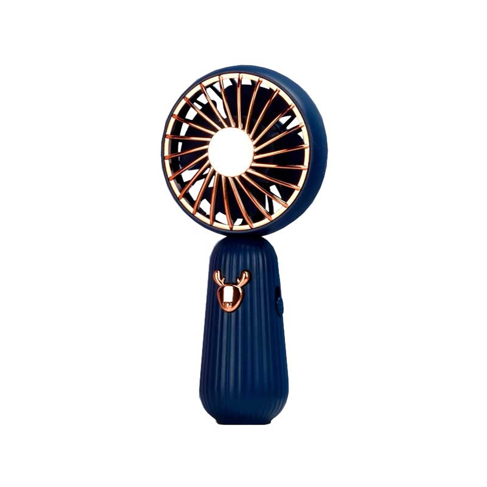 Mini Rechargeable USB Desk Fan - Portable Handheld Quiet Cooling Fan with Waist Clip | Perfect for Office, Travel, Outdoor & Home Use