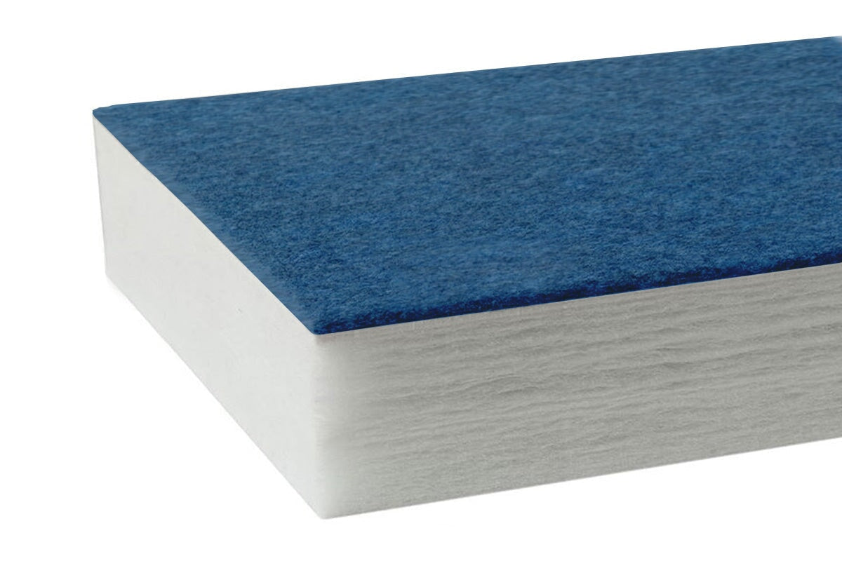 Autex Quietspace Acoustic Wall Panel with Vertiface - 2400H x 1200W x 79D Soundproofing Foam for Home Theater, Office & Recording Studio Noise Reduction