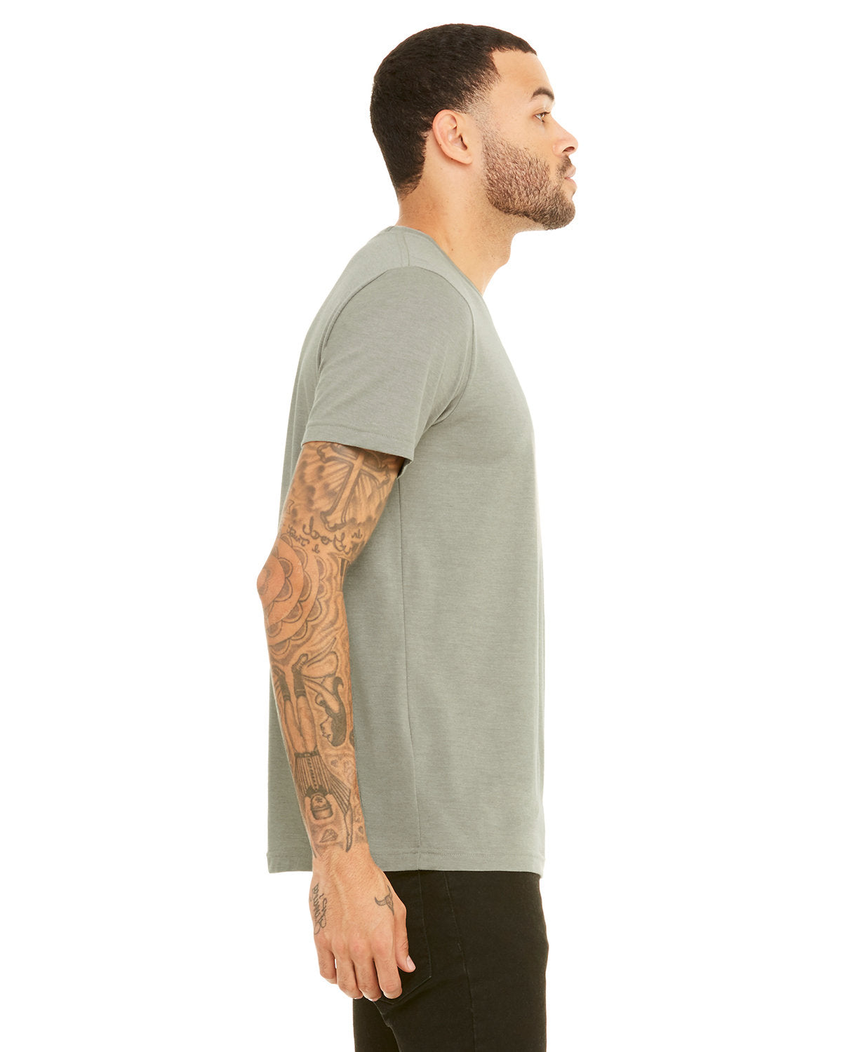 Bella + Canvas 3001CVC Unisex Heather CVC T-Shirt | Soft Cotton Blend Tee for Men & Women | Perfect for Casual Wear, Screen Printing & Everyday Outfits