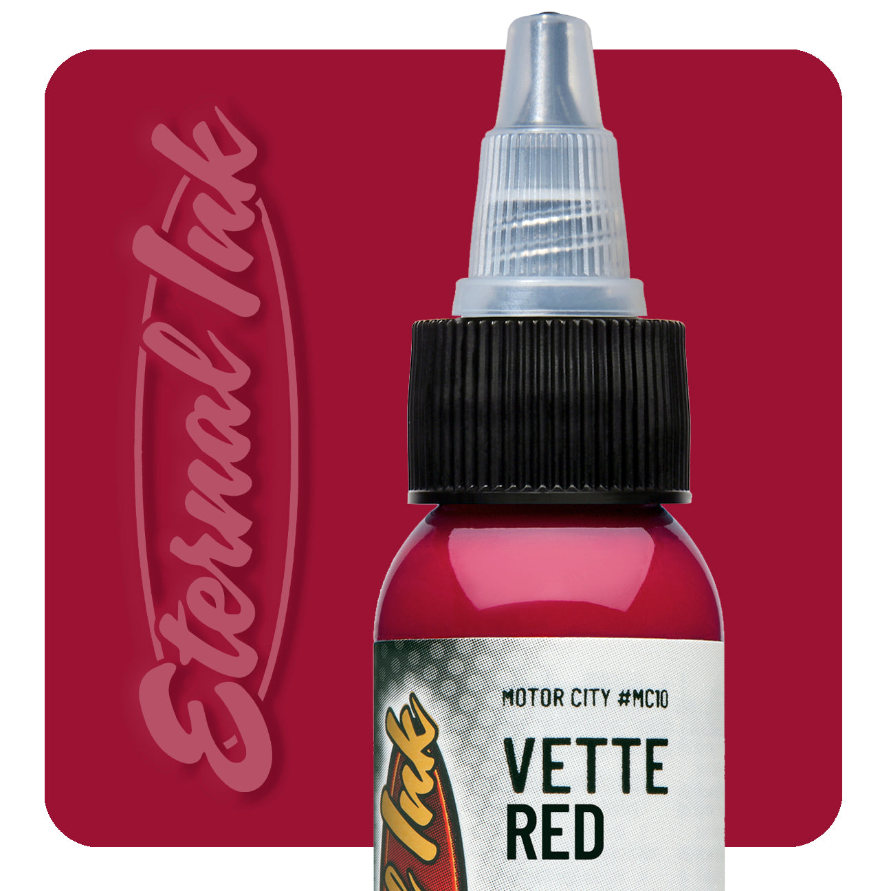 Eternal Motor City Vette Red Ink 1oz - Premium Car Paint Touch Up Pen for Chevrolet Corvette - Perfect for Scratch Repair & DIY Automotive Detailing