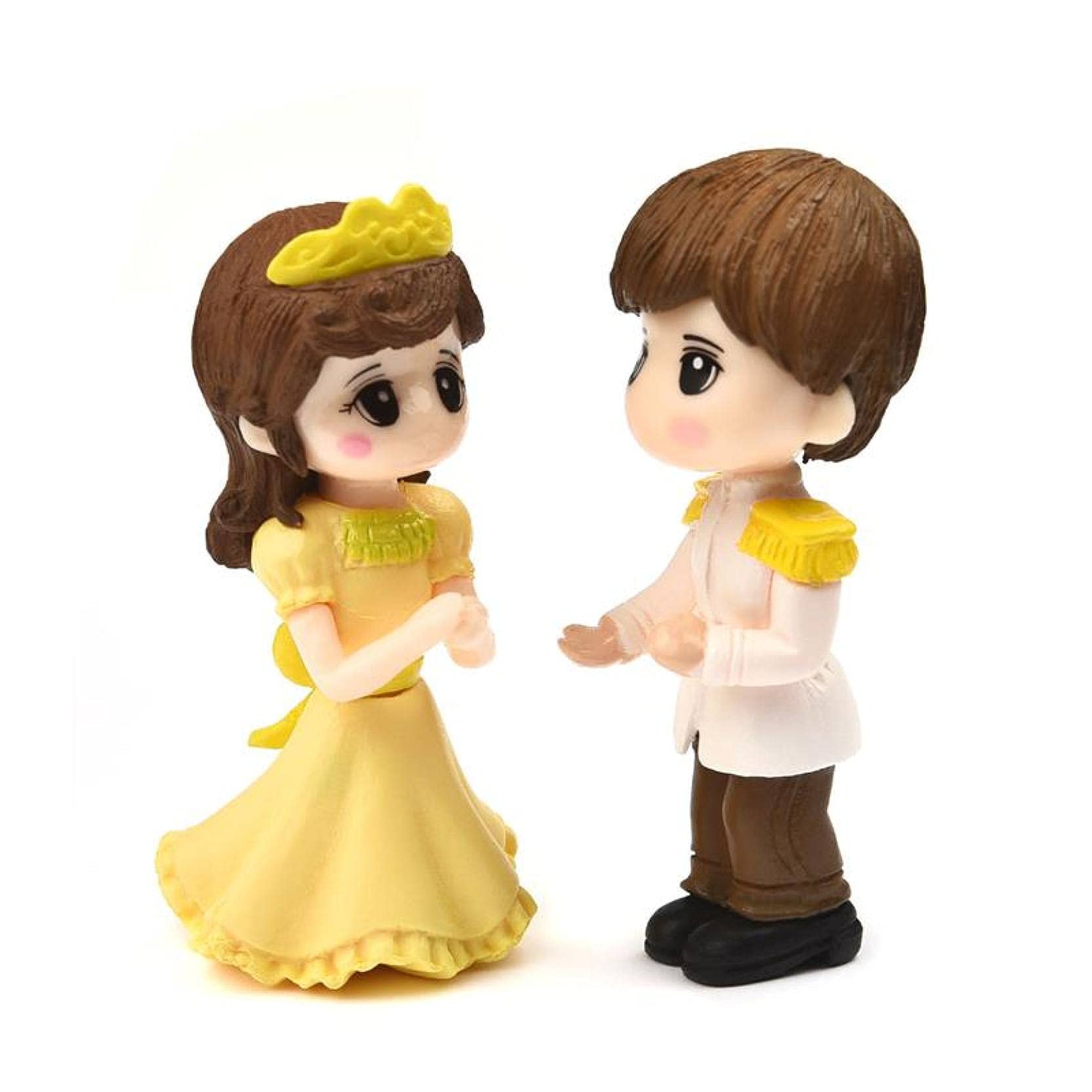Romantic Moon Couple Sculpture - Handcrafted PVC Figurine for Home Decor, Wedding Gift, Tabletop Display, Bonsai Accent - Perfect for Living Room, Bedroom, Office & Garden Decorations