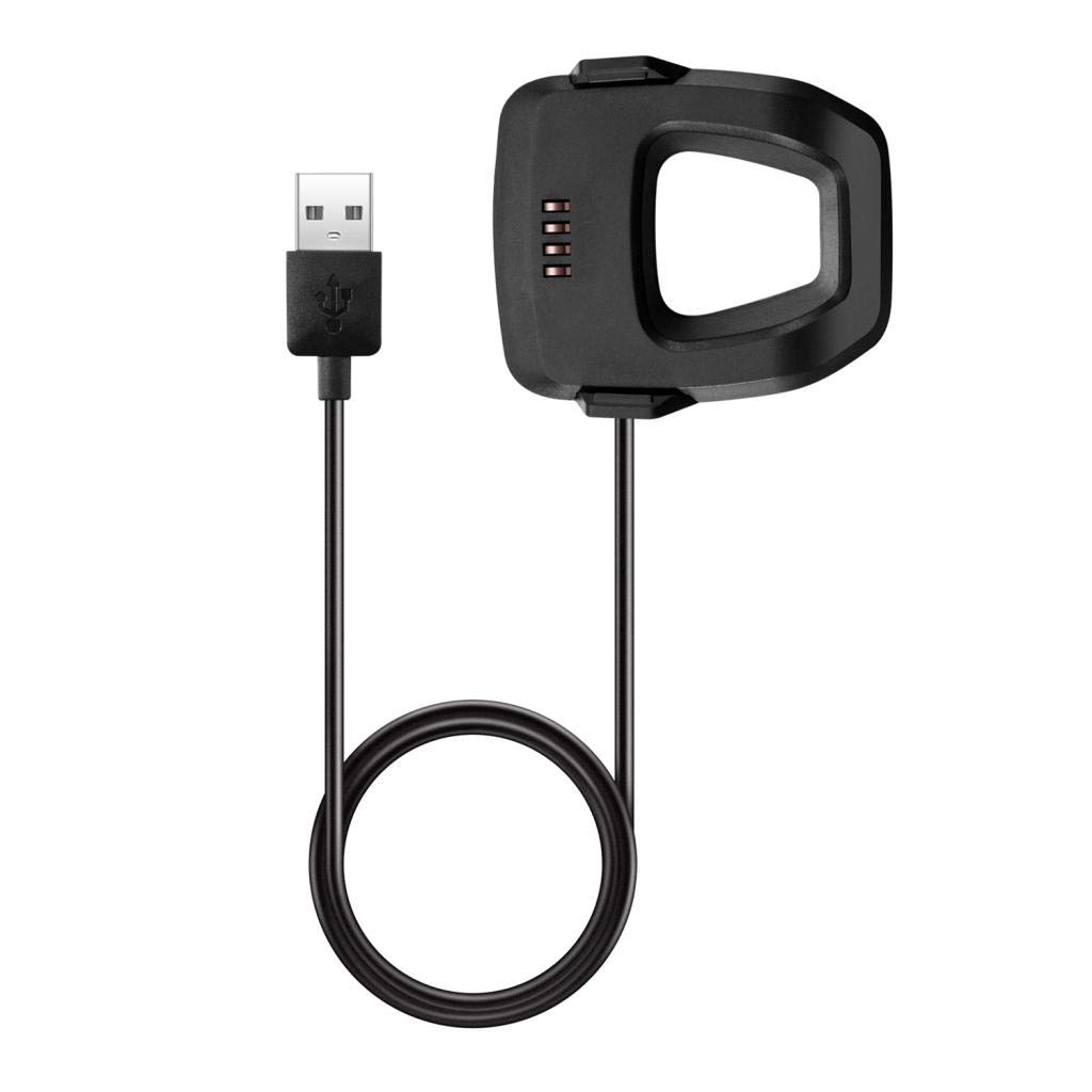 Ronyme Smart Watch Charger USB Cable Dock for Garmin Forerunner 205/305 - Fast Charging Cable for Fitness Trackers - Perfect for Running, Cycling & Outdoor Activities