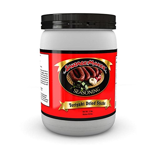 Teriyaki Dried Sausage Seasoning Mix - 2 lb Bulk Pack for Homemade Jerky & Snack Sticks - Perfect for Grilling, Camping, and Protein-Packed Snacks