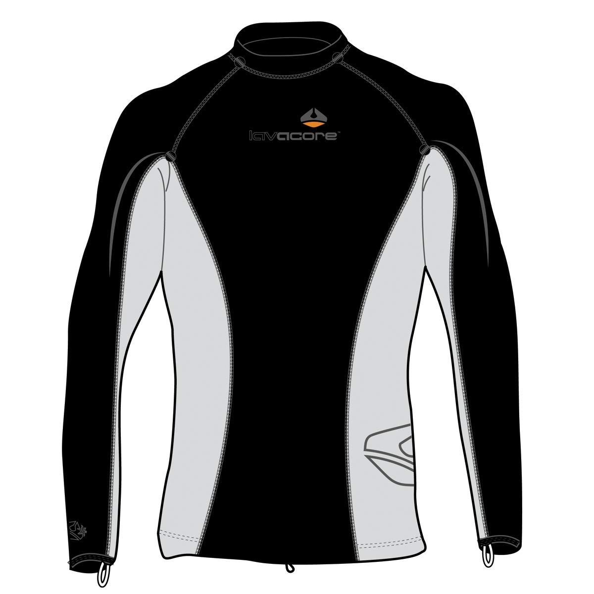 LavaCore Women's Thermal Long Sleeve Shirt - Polytherm Base Layer for Cold Weather, Hiking & Outdoor Activities (Size 12)