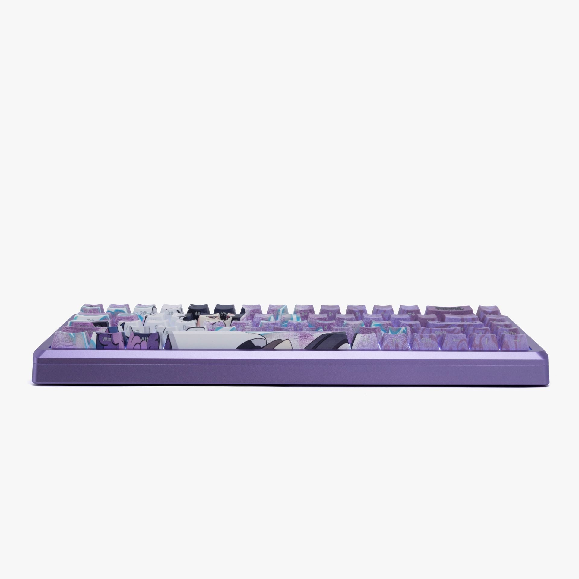 Naruto x HG Summit 65 Mechanical Gaming Keyboard - Sasuke Uchiha Themed RGB Backlit for PC/Mac - Perfect for Anime Fans & Esports Gamers