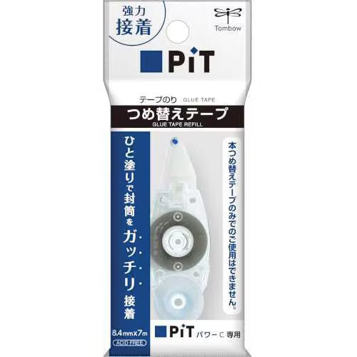 Tombow PiT C Glue Tape Refill Cartridge - Strong Adhesive for Scrapbooking, Crafting, and Office Use - Perfect for Paper, Photos, and DIY Projects