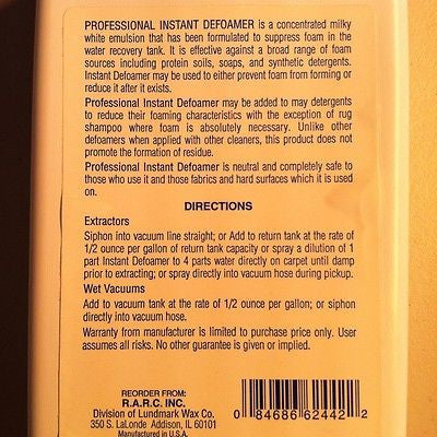 Lundmark Professional Instant Defoamer 32oz - Fast Acting Anti-Foam Solution for Pools, Spas & Industrial Use