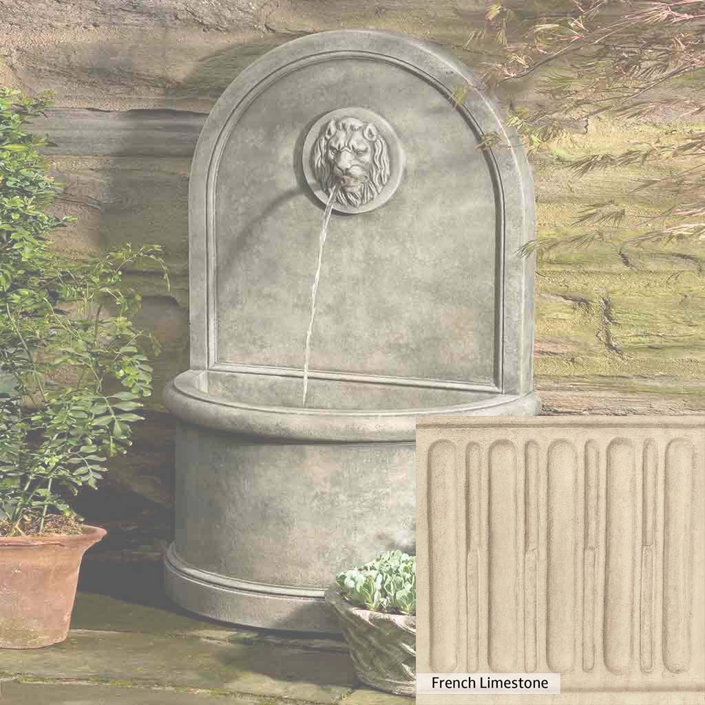 Campania International Lion Wall Fountain - Outdoor Garden Decor, Classic Roman Statue Water Feature for Patio, Yard, and Landscape Design | Perfect for Mediterranean, Tuscan, and Villa Style Gardens