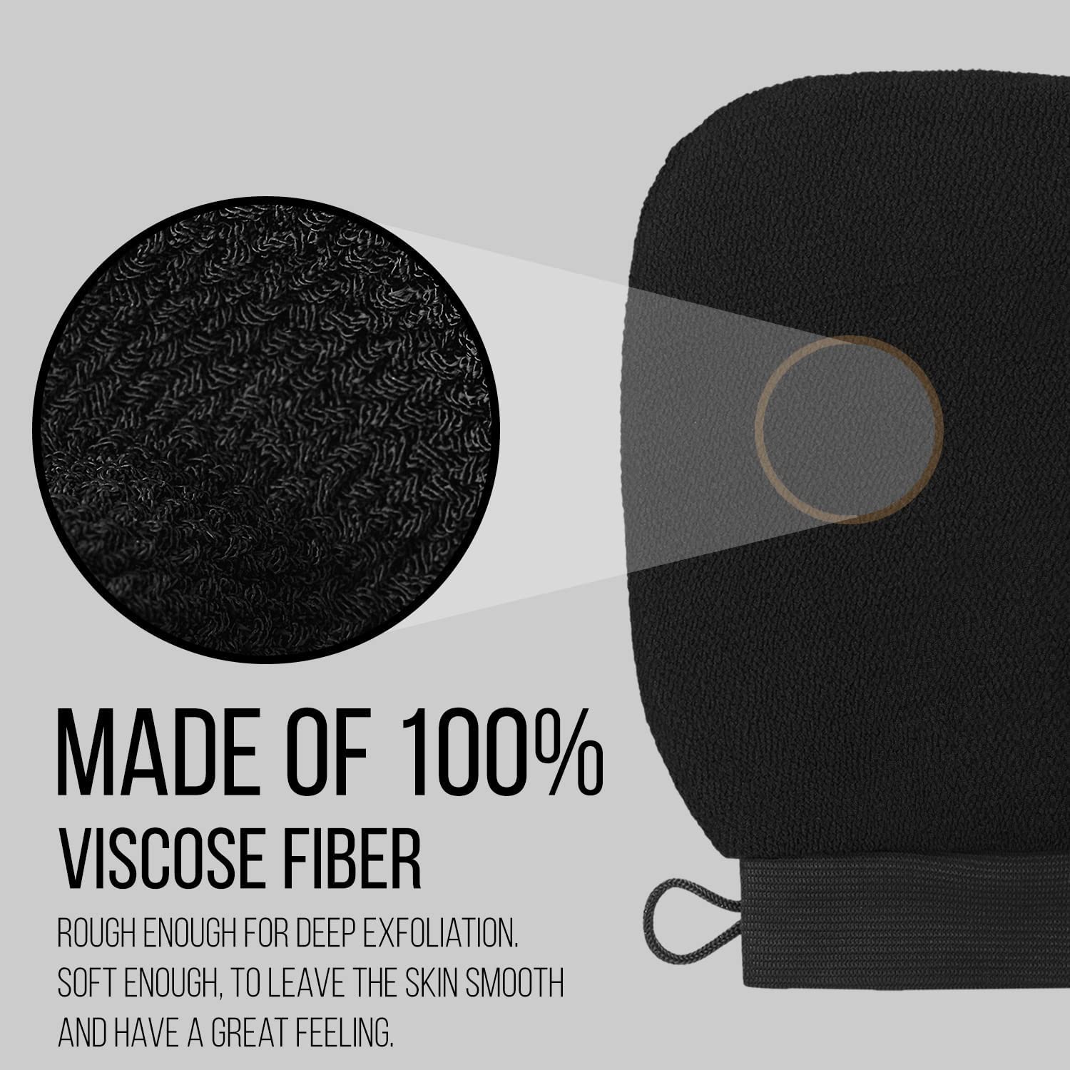 PULSBERY Ice Roller & Exfoliating Gloves Set - Double-Layer Viscose Fiber Body Scrub Mitt for Dead Skin & Tan Removal - Face & Body Exfoliation for Smooth Skin - Perfect for Spa, Skincare Routine & Post-Workout Recovery
