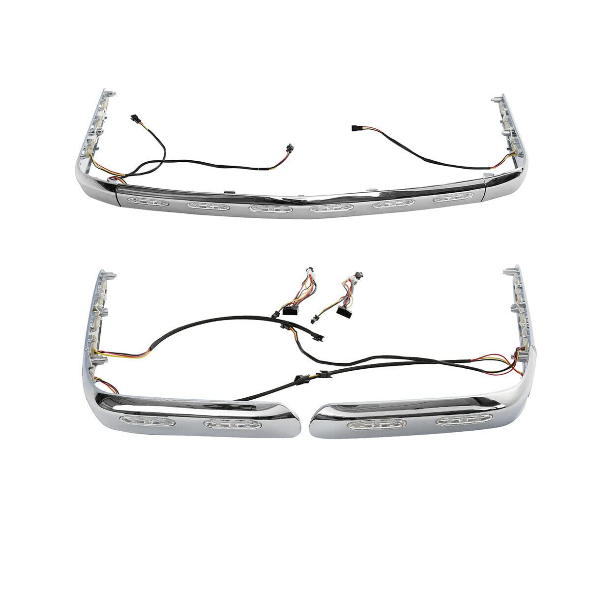 Premium LED Motorcycle Trunk & Saddlebag Lights for Honda Goldwing GL1800 2001-2017 - Clear Lens Decorative Trim Kit - Waterproof Accent Lighting for Night Riding Safety & Style Enhancement