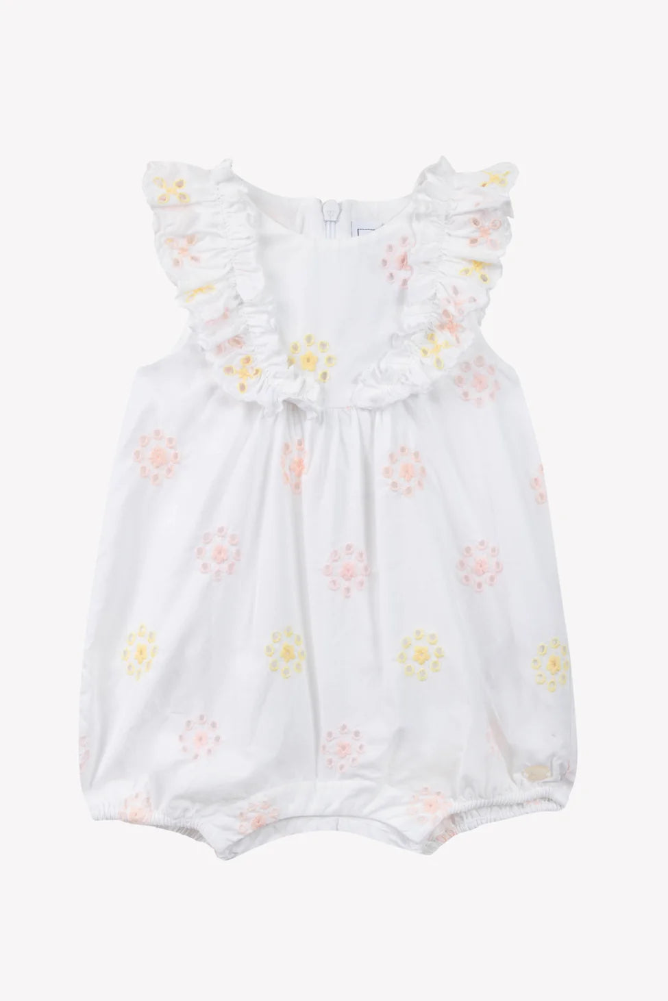 Tartine Et Chocolat Embroidered Baby Romper - Soft Cotton Jumpsuit for Newborns & Infants | Perfect for Photo Shoots, Playdates & Special Occasions
