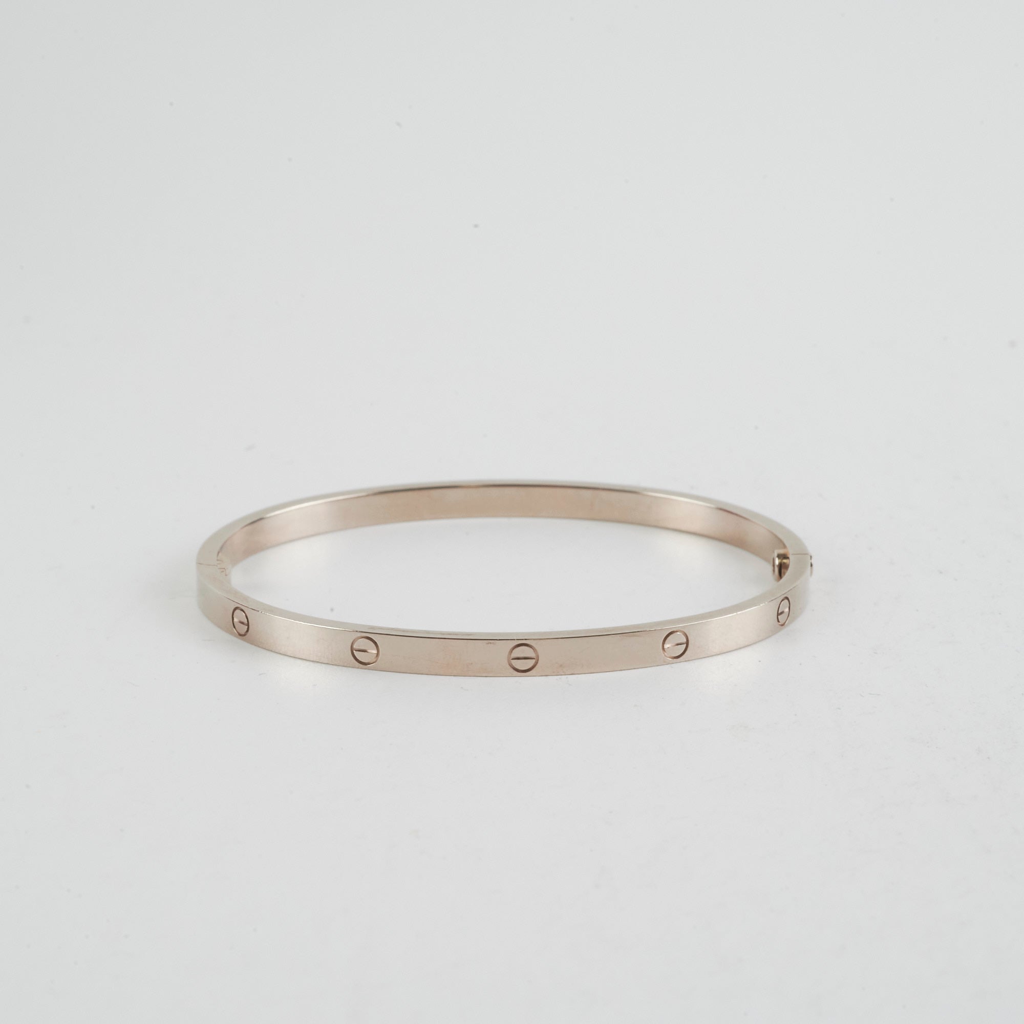 Cartier Small Love Bracelet 17 - 18K White Gold Luxury Jewelry for Women, Perfect for Anniversary Gifts & Special Occasions