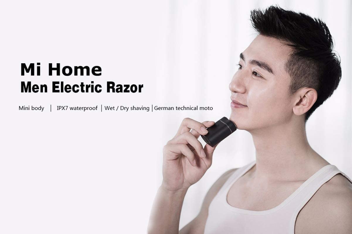 Best Electric Razor for Men - Rechargeable Rotary Shaver with Washable Shaving Head & Bicyclic Floating Technology - Perfect for Travel, Home & Gym Use