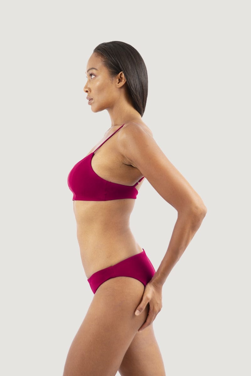 Econyl® Sustainable Bikini Set - Red Coral Two-Piece Swimsuit for Women | Beach Vacation, Pool Party, Summer Swimwear