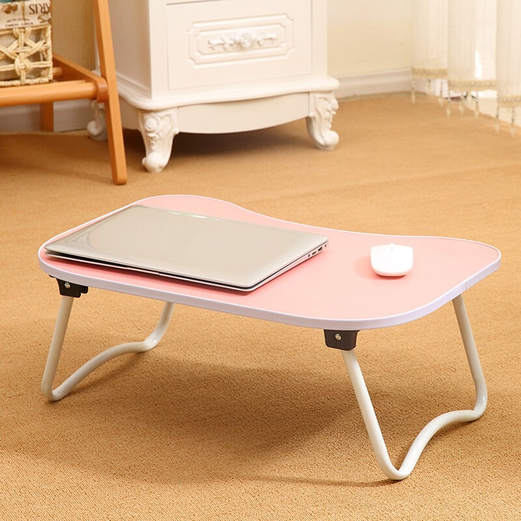 Ergonomic Arc-Shaped Laptop Desk - Foldable Computer Table for Home Office, Dorm Room & Bed Tray | Portable Writing Desk for Students, Kids Breakfast Tray & Window Workspace (Space-Saving Design) - Perfect for Remote Work, Online Classes & Small Space Living