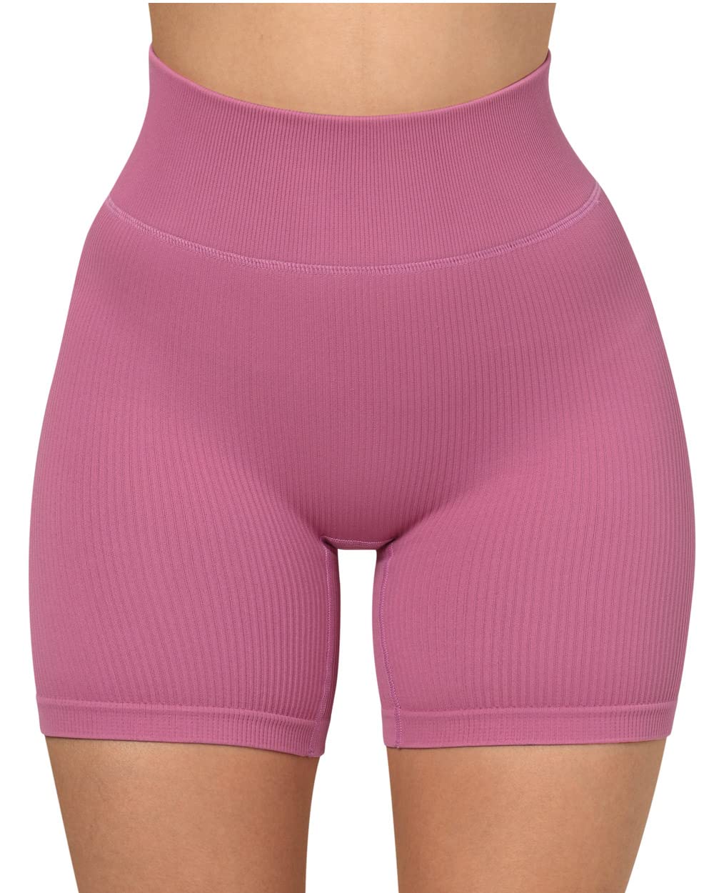 SUUKSESS Women's High Waisted Ribbed Seamless Leggings - Workout, Gym, Yoga Pants for Women - Perfect for Running, Lounge & Everyday Wear