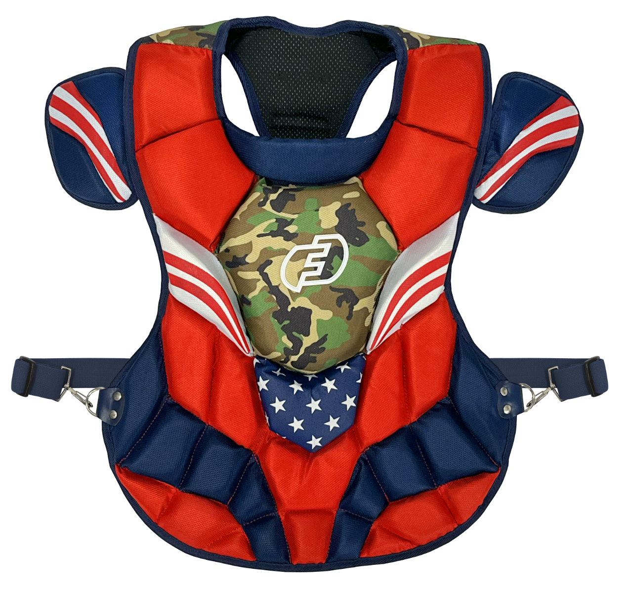 Stars & Stripes Chest Protector with DuPont™ Kevlar® - SEI Certified NOCSAE Standard for Adult Baseball & Softball (Ages 16+) - Perfect for Training, Games & Sports Safety Protection