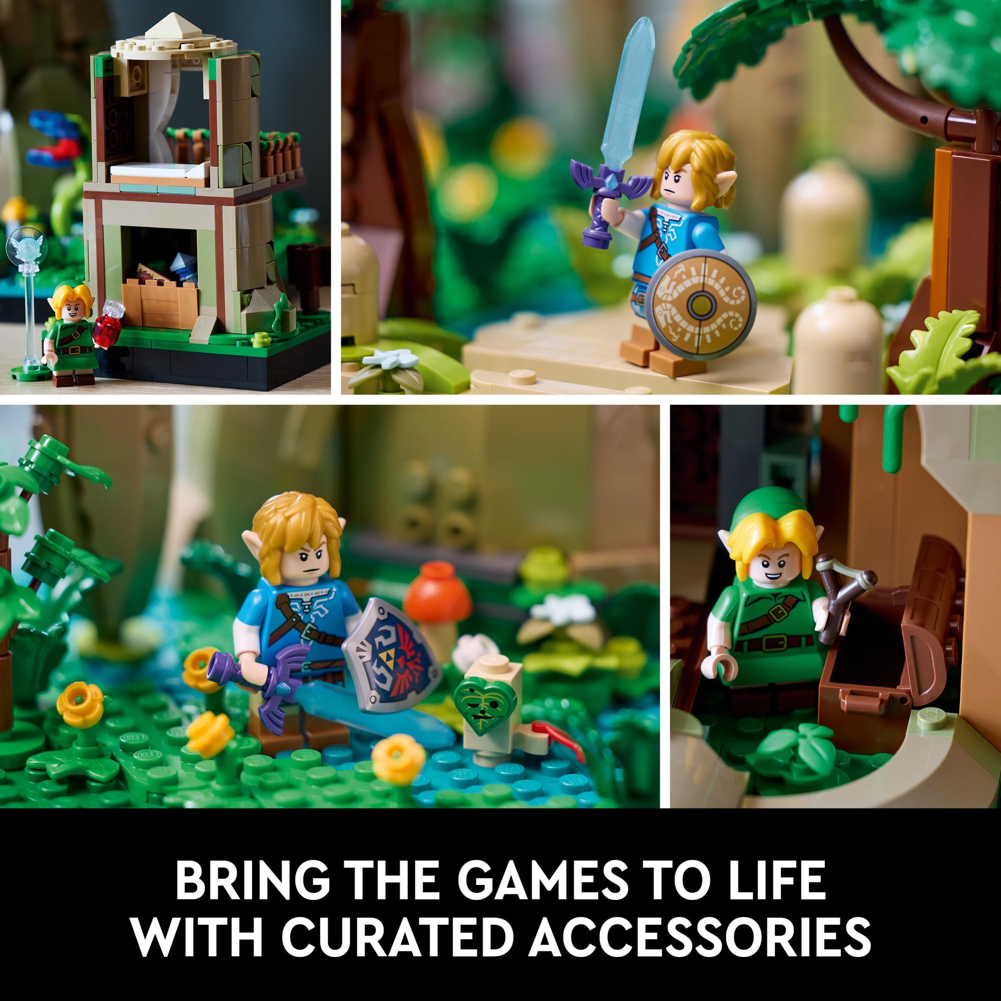 LEGO The Legend of Zelda Great Deku Tree 2-in-1 Building Set for Adults (77092) - Collectible Model Kit for Home, Office & Gaming Room Decor - Perfect Gift for Zelda Fans & Video Game Lovers - Build & Display for Ultimate Gaming Experience