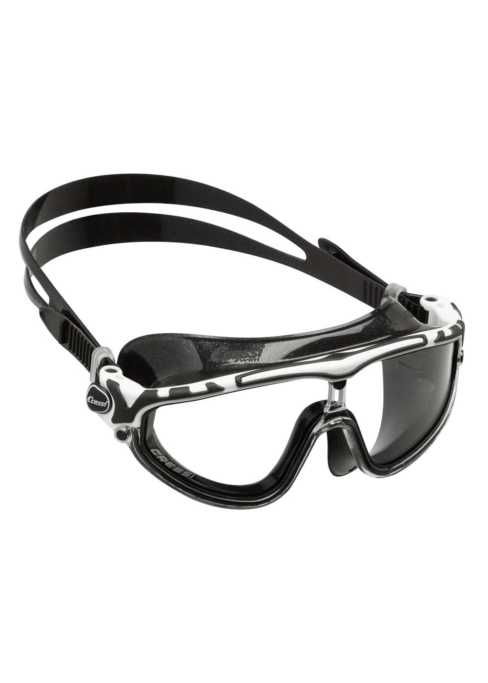 Cressi Skylight Black Silicone Dive Mask - Snorkeling & Scuba Diving Gear for Clear Underwater Vision