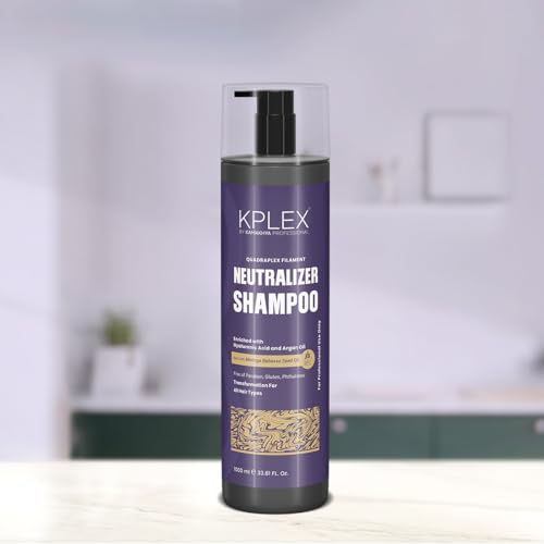 Kamakhya Professional KPLEX NEUTRALIZER - Amino Keratin Hair Neutralizer for Salon & Home Use | Strengthens Hair, Improves Texture & Elasticity | 500ml Neutralizing Treatment for Smooth & Healthy Hair | Perfect for Post-Relaxer & Chemical Treatments