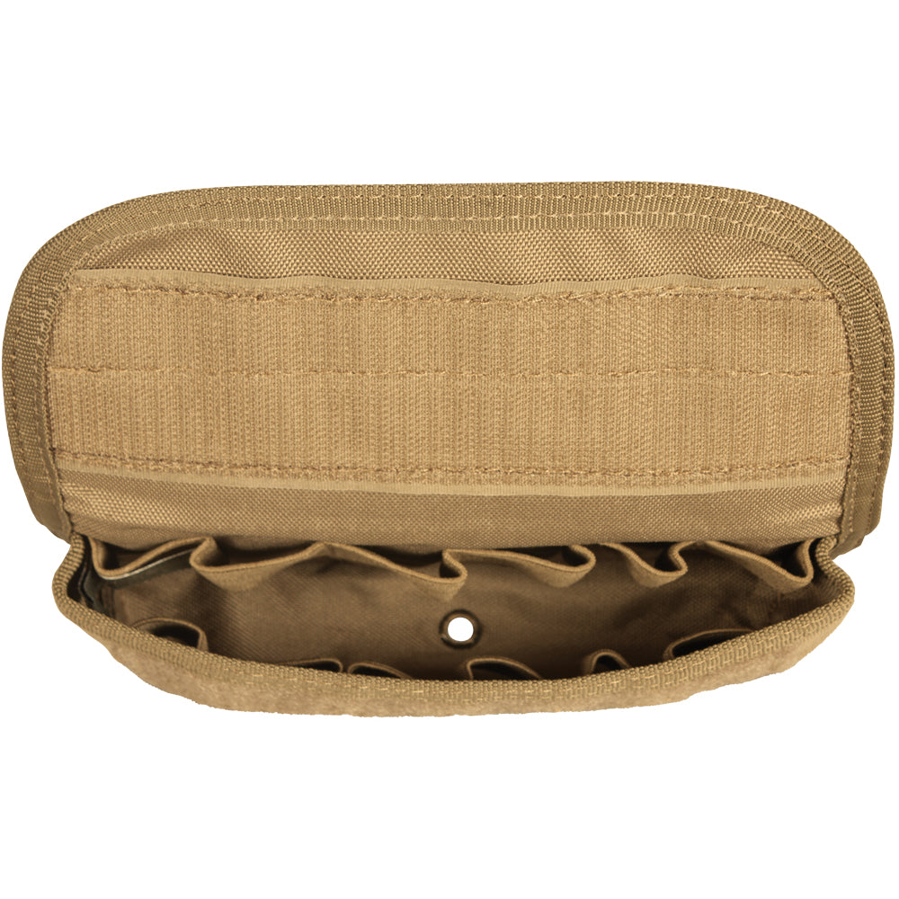 Tactical Shotgun Shell Pouch - 12 Gauge Ammo Holder for Hunting, Shooting & Range Training - Durable MOLLE Compatible Shotgun Shell Carrier for Outdoor Sports & Tactical Use