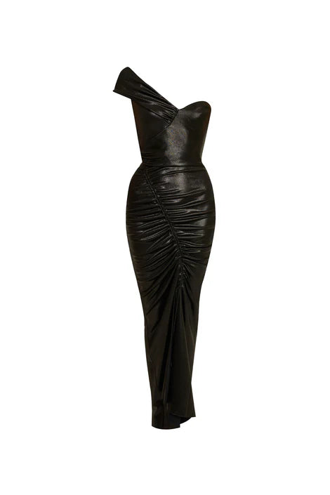 Essor Splendid Black Gown - Elegant Evening Dress for Prom, Wedding & Formal Events