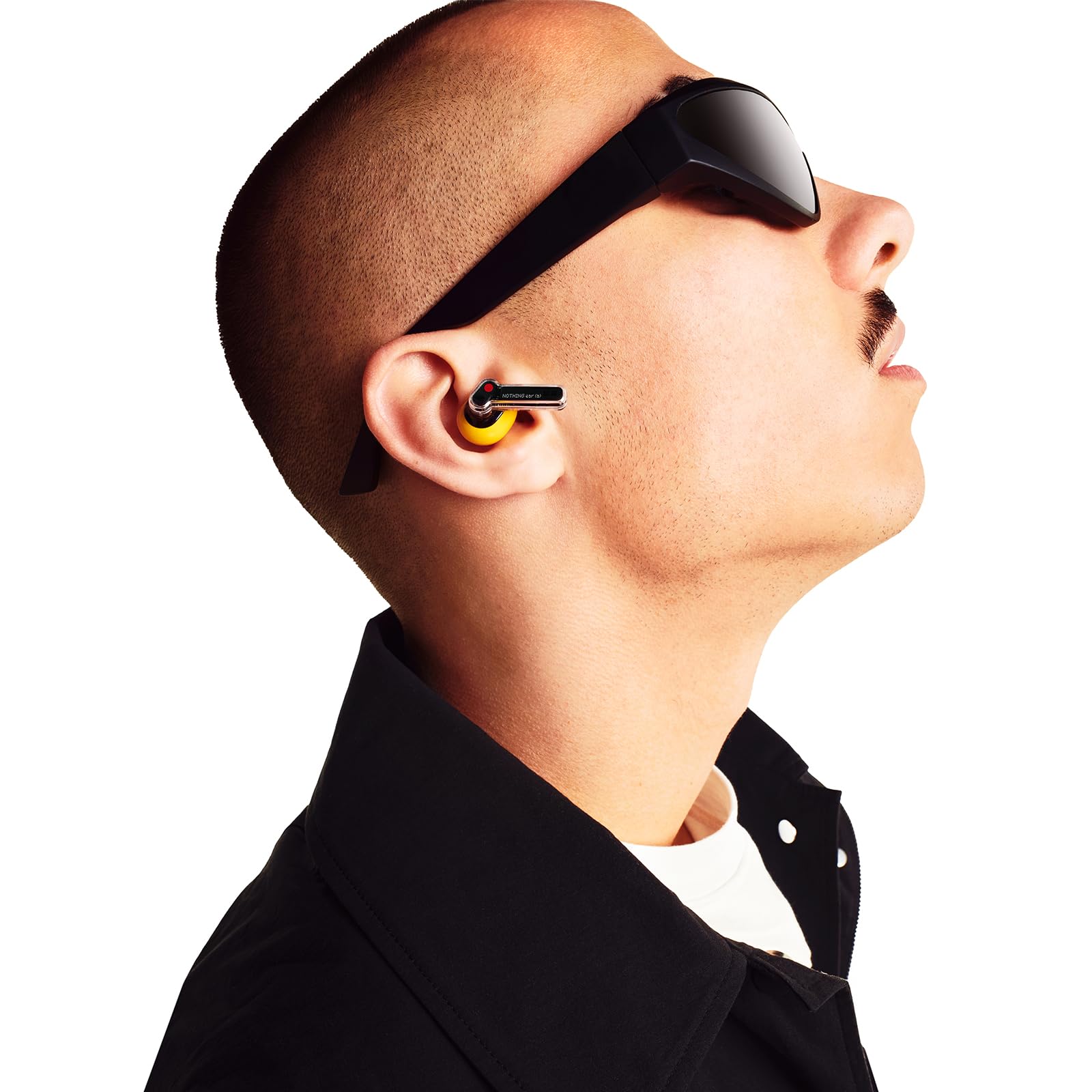 Nothing Ear (a) Wireless Bluetooth Earbuds with ChatGPT Integration - 45dB Hybrid Active Noise Cancelling, Hi-Res Audio, 6 Mics, 42.5H Playtime, Dual Connect - Perfect for Workouts, Commuting & Travel (Yellow)
