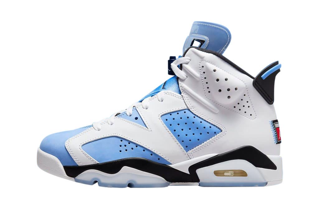 Jordan Men's Air Jordan 6 Retro CT8529-410 UNC Sneakers - Size 10 | Basketball Shoes for Men, Streetwear Fashion & Casual Wear