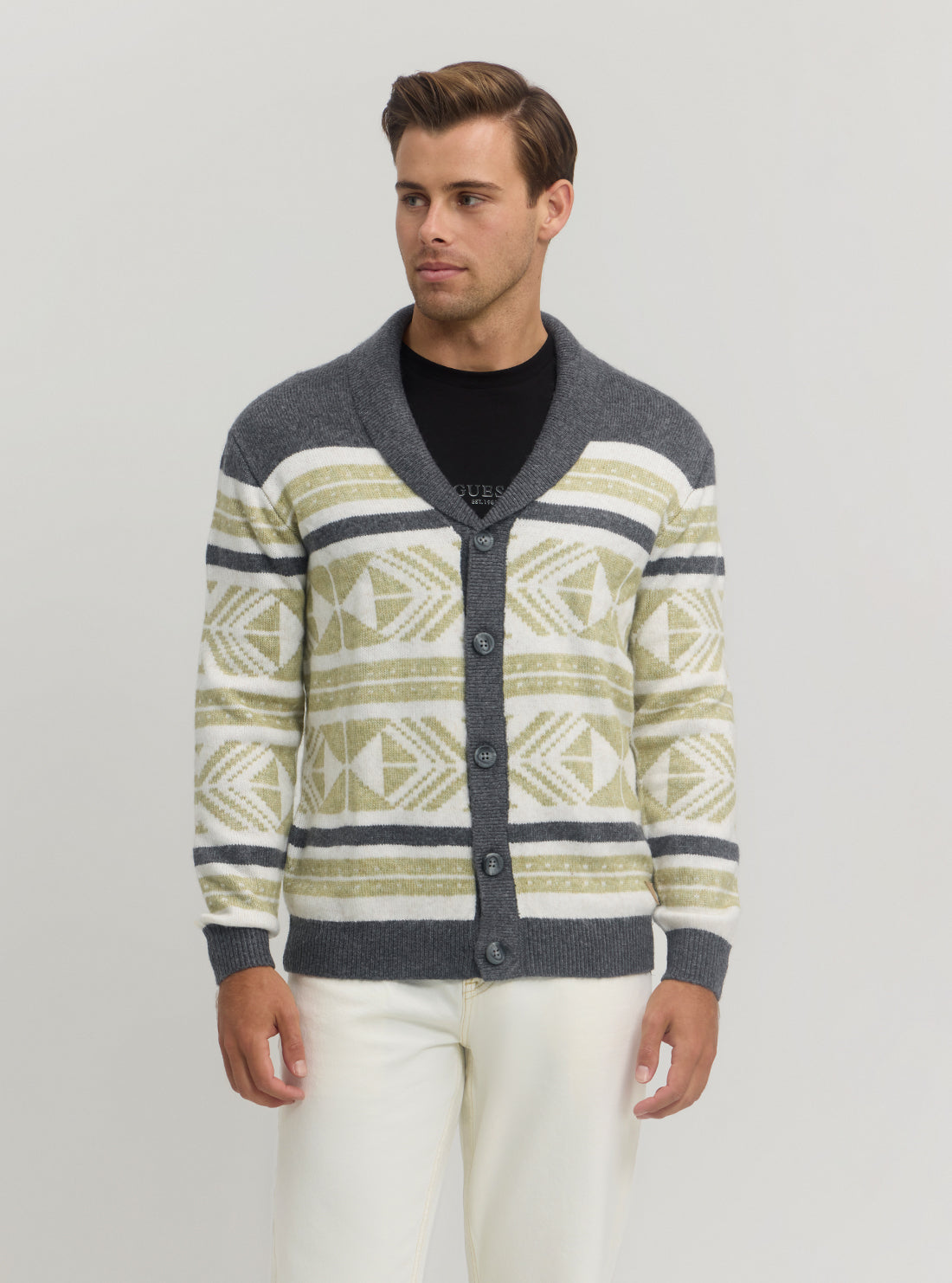 Grey Efrem Knit Cardigan for Women - Soft & Cozy Sweater for Fall & Winter - Perfect for Casual Outfits, Office Wear & Layering