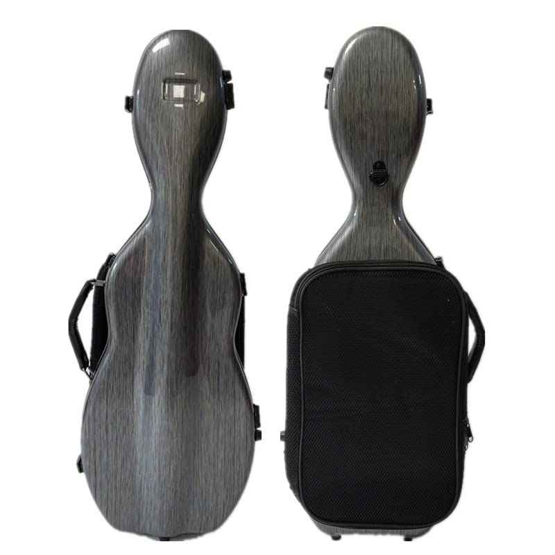 Premium Carbon Fiber Violin Case - Full Size 4/4 & 3/4 Violin Backpack with Shoulder Straps | Durable, Pressure-Resistant & Airline Approved | Includes Music Score Pocket | Perfect for Travel, School & Professional Musicians (Dark Gray)
