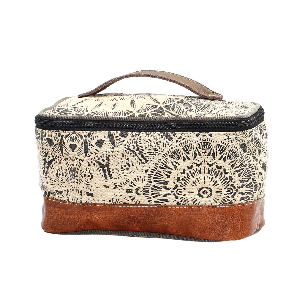 Flower Design Toiletry Bag for Travel & Gym