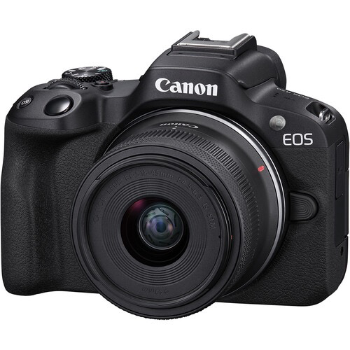 Canon EOS R50 Mirrorless Digital Camera with 18-45mm & 55-210mm Lenses Kit - 4K Video, Dual Pixel AF, Black | Perfect for Vlogging, Travel Photography & Content Creation