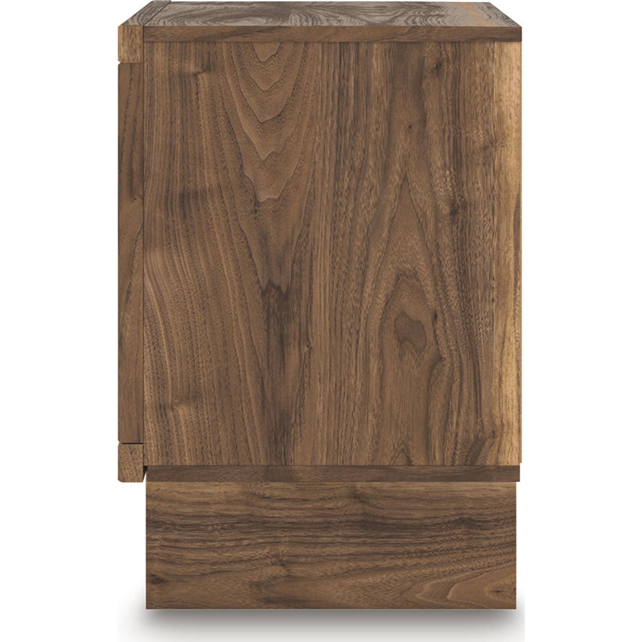Chirason Nightstand - Brown Wooden Bedside Table with Drawer for Bedroom, Living Room, or Office - Perfect for Storage and Decor